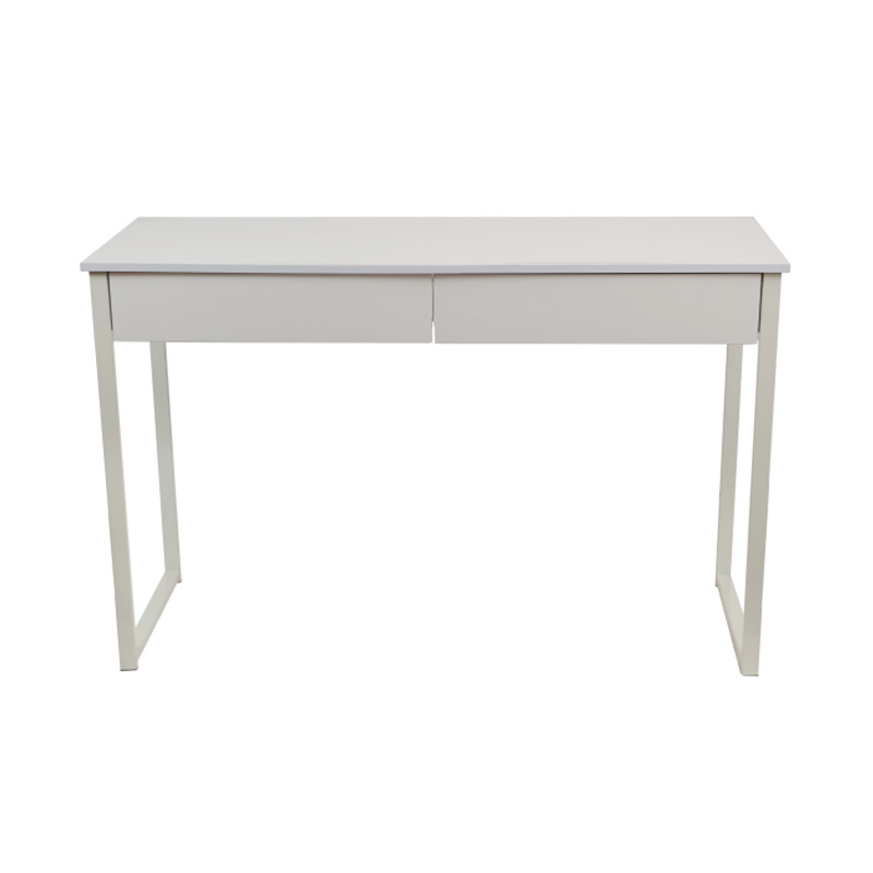 简易双抽屉电脑桌